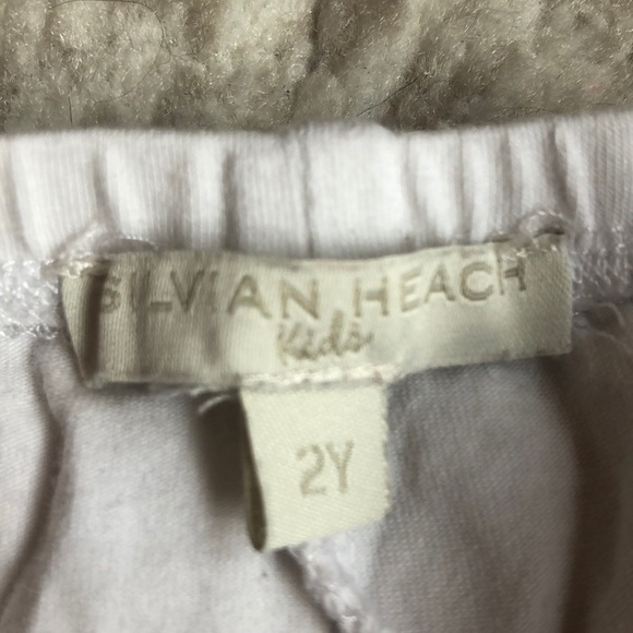 Silvian Heach Capris w Rhinestone Floral 2T - Picture 3 of 3